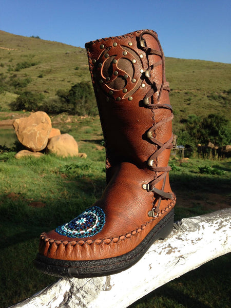 Handmade Leather (Sheep Wool Lined) Winter Boots South Africa – Zulu Boots